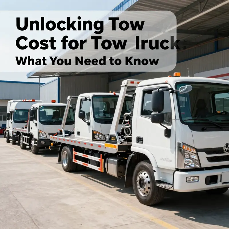 Diverse tow truck models ready for purchase, highlighting the price range and features.