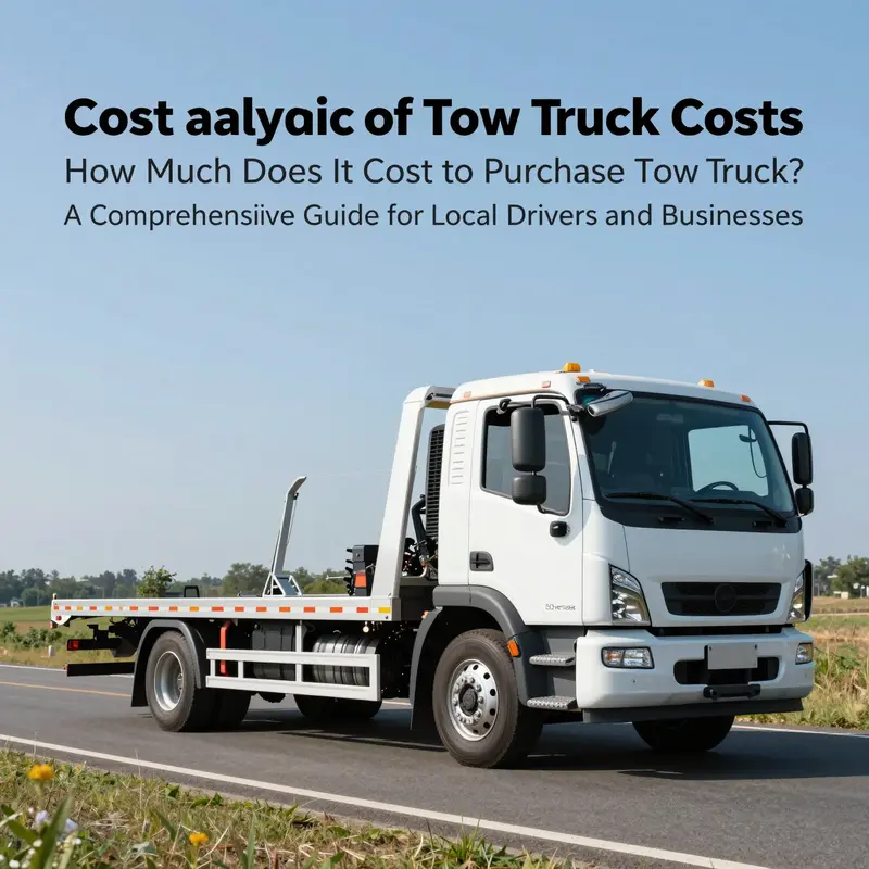 A new flatbed tow truck showcasing the latest design and hydraulic features.