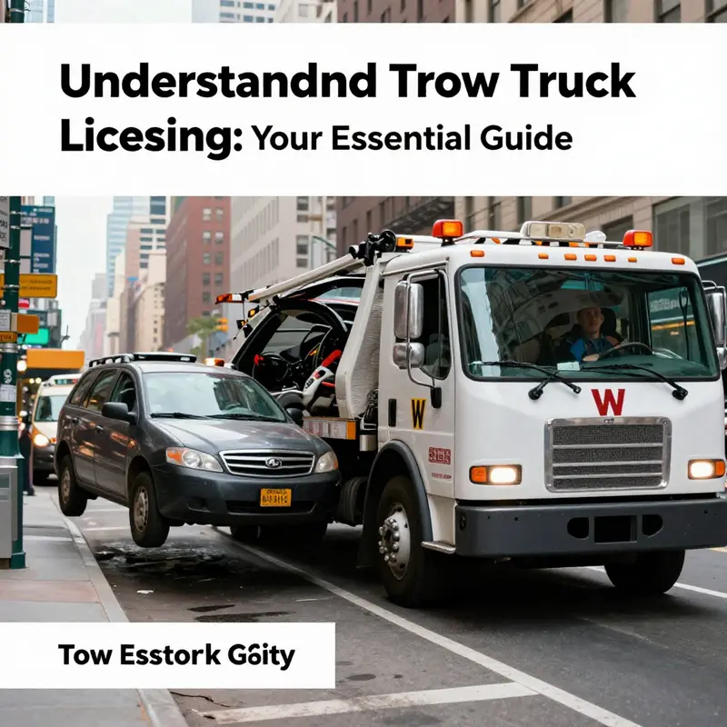 A tow truck ready for inspection at the Kelmscott Vehicle Inspection Centre.