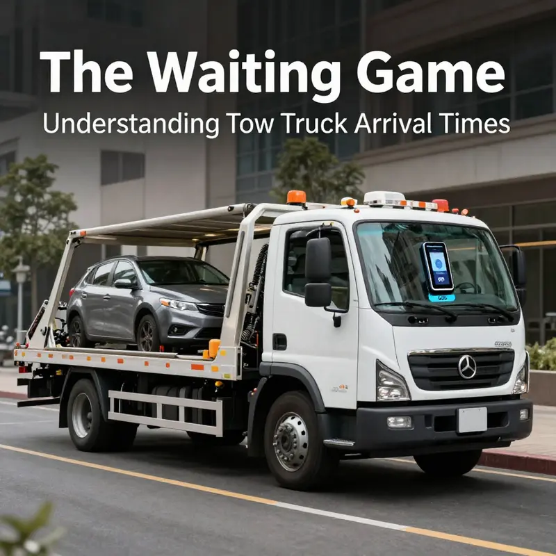 A tow truck dispatcher monitoring various factors impacting arrival times.
