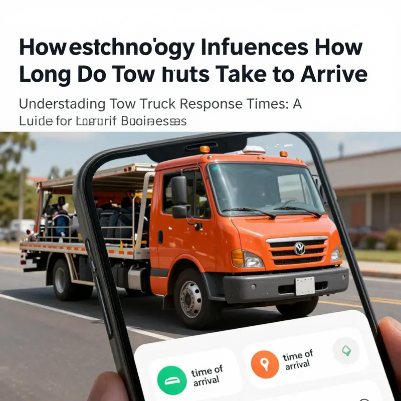 Tow trucks in urban environments often have faster response times due to higher service provider density.