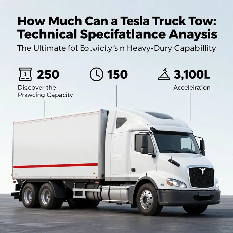 The Tesla Semi showcasing its robust towing capacity on the open road.