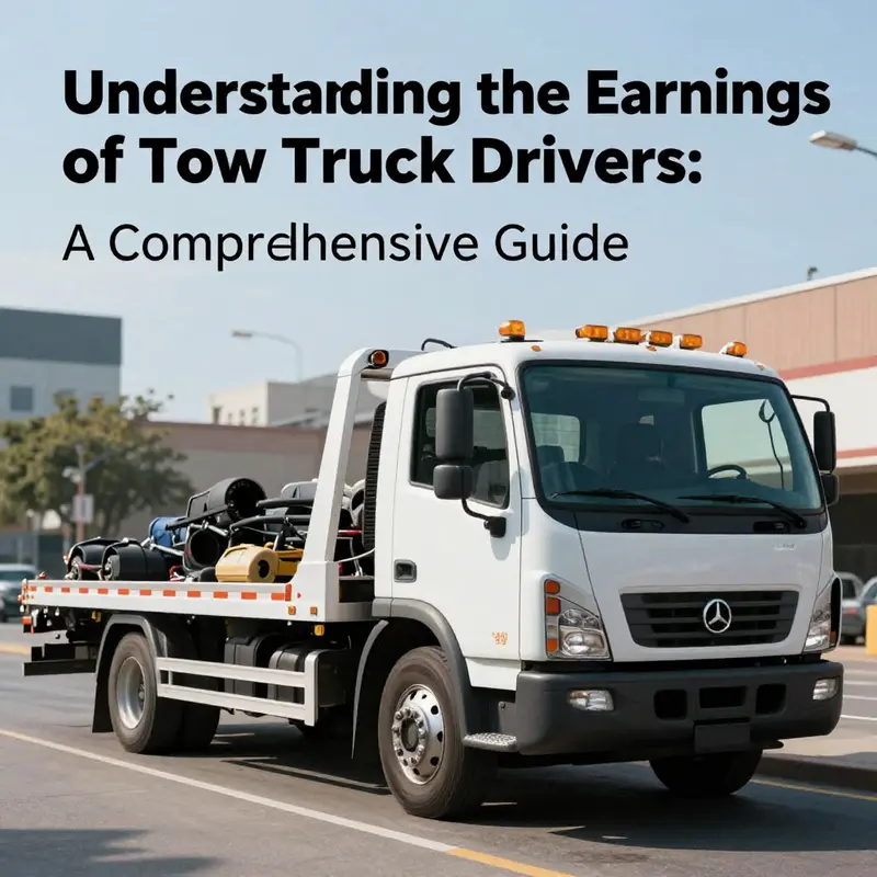 An image of a well-branded tow truck parked in an urban environment, symbolizing the professional towing industry.