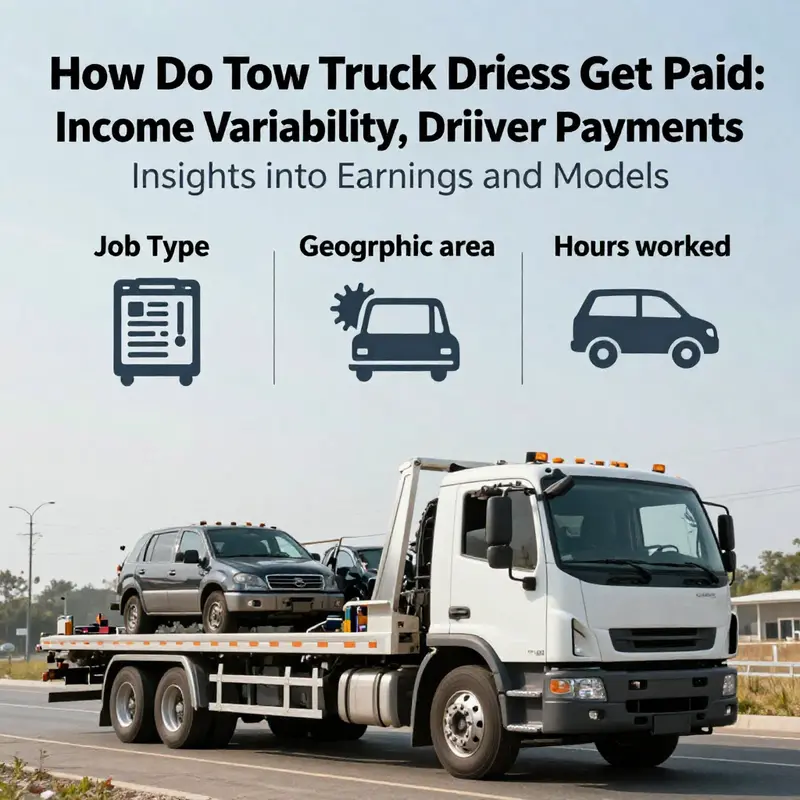 An overview of various payment methods used by tow truck drivers, highlighting flexibility and earnings.