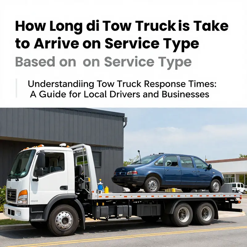 Tow trucks in urban environments often have faster response times due to higher service provider density.