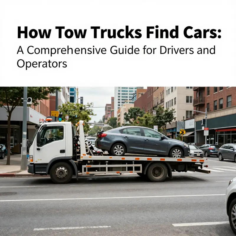 A tow truck on a city road providing assistance to a stranded vehicle.