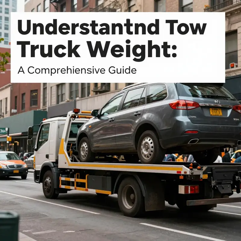 A tow truck on a city street towing a vehicle, showcasing its operational significance.