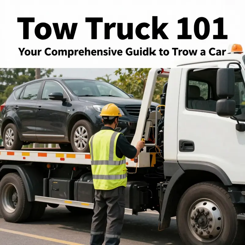 A driver seeking assistance after their vehicle has broken down.