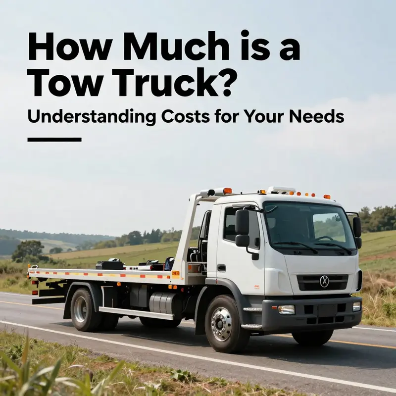 A tow truck positioned on the roadside, showcasing its role in roadside assistance.