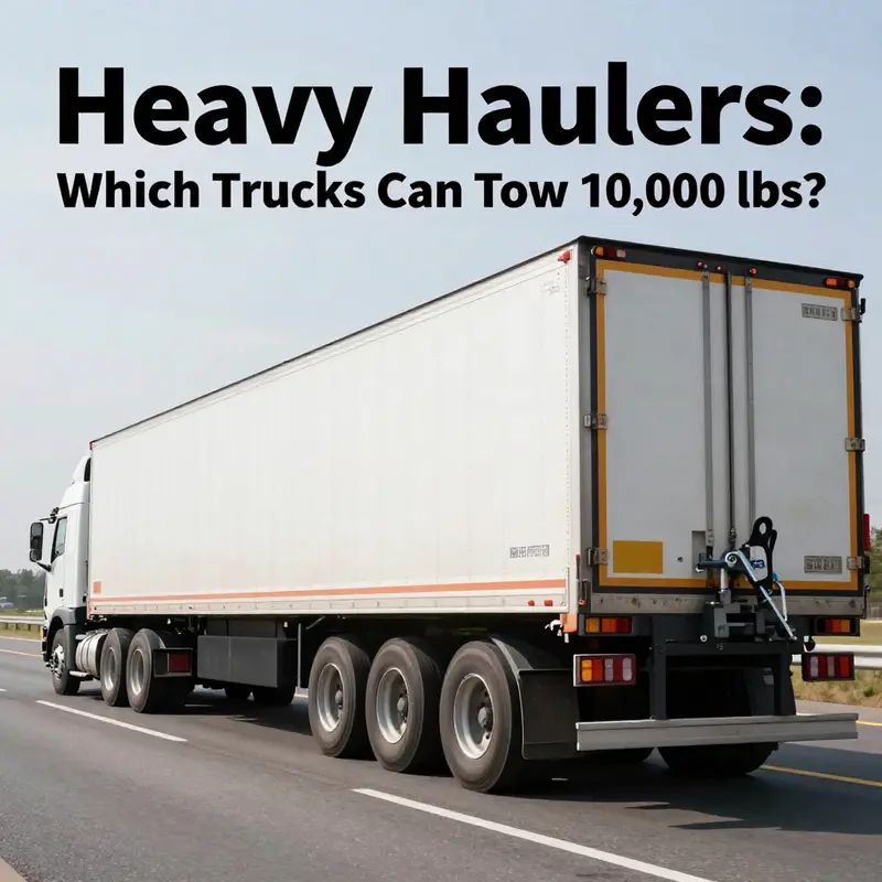 Heavy-duty trucks are engineered for maximum towing strength and reliability.