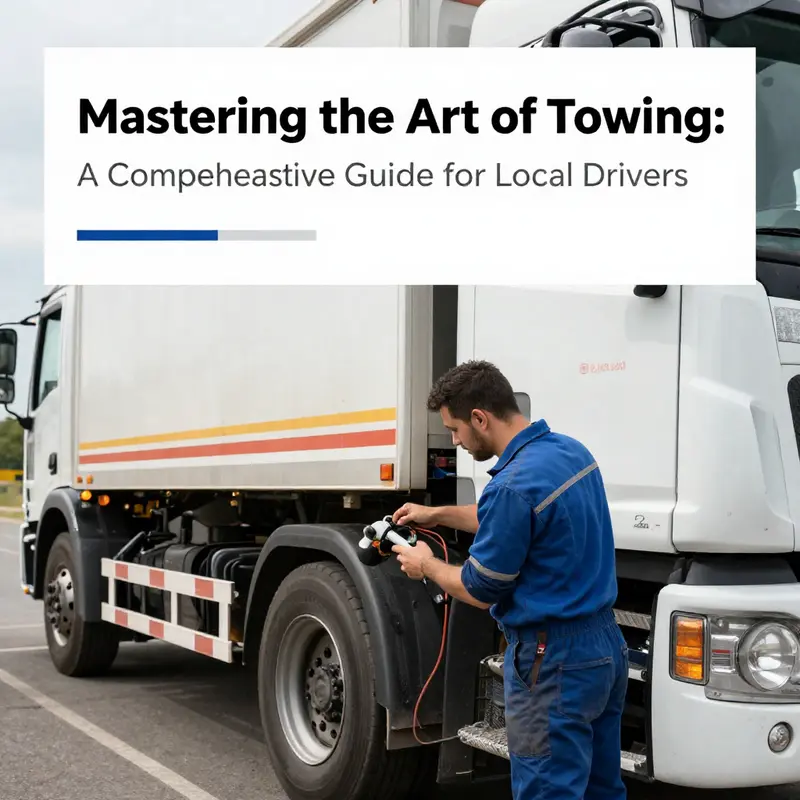 Conducting thorough vehicle checks before towing operations.