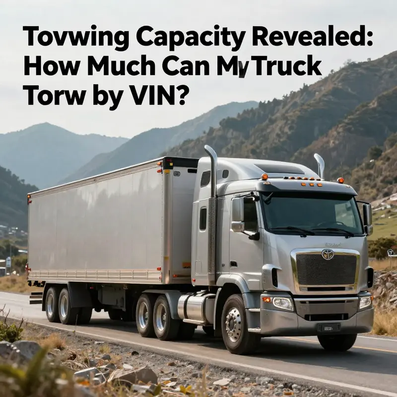 A robust truck towing a trailer across a mountain landscape, showcasing its towing capacity.