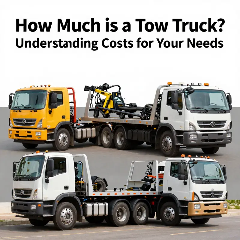 Breakdown of average tow truck prices by type.