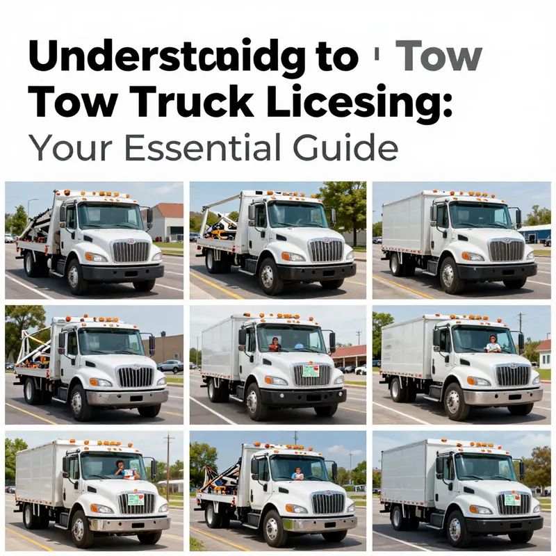 A tow truck ready for inspection at the Kelmscott Vehicle Inspection Centre.