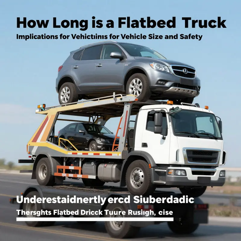 An illustration of a flatbed tow truck with highlighted bed lengths of 16 to 22 feet.