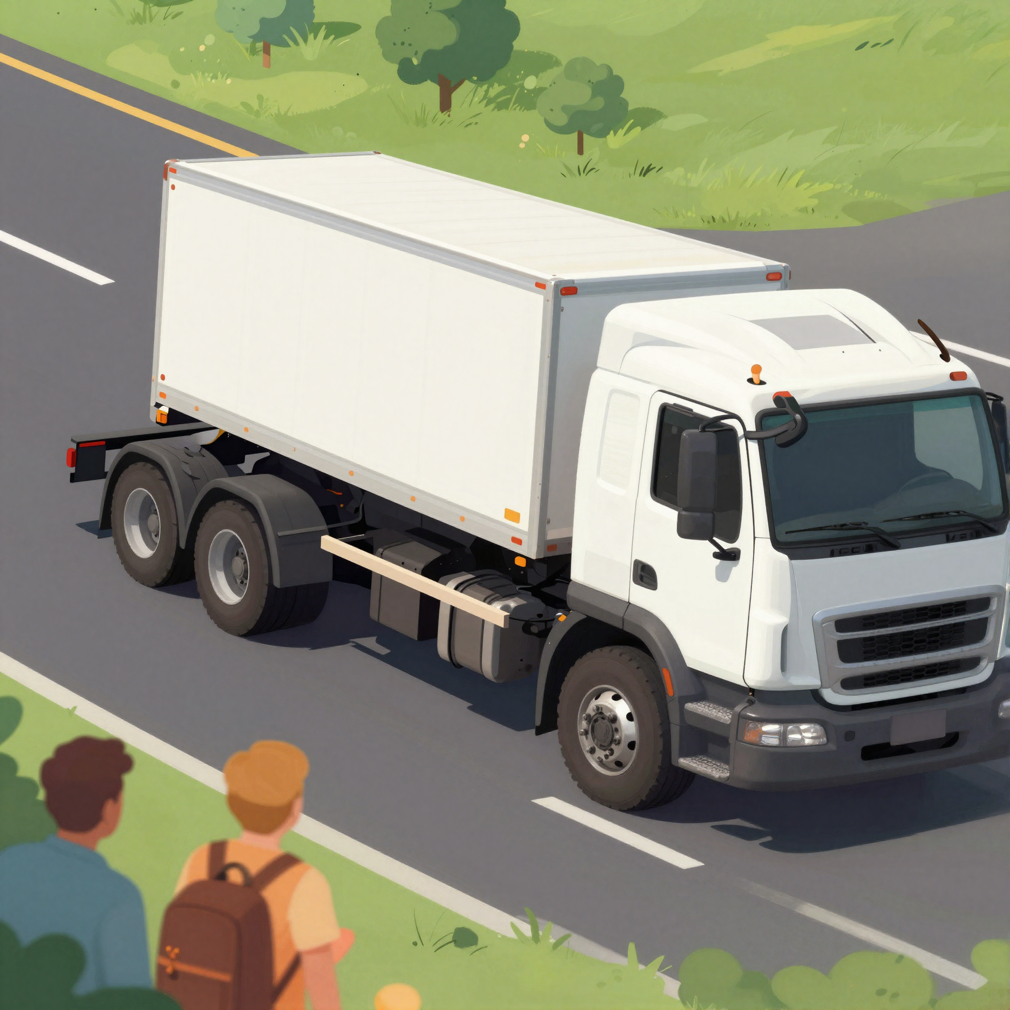 Truck Struggling with Overload