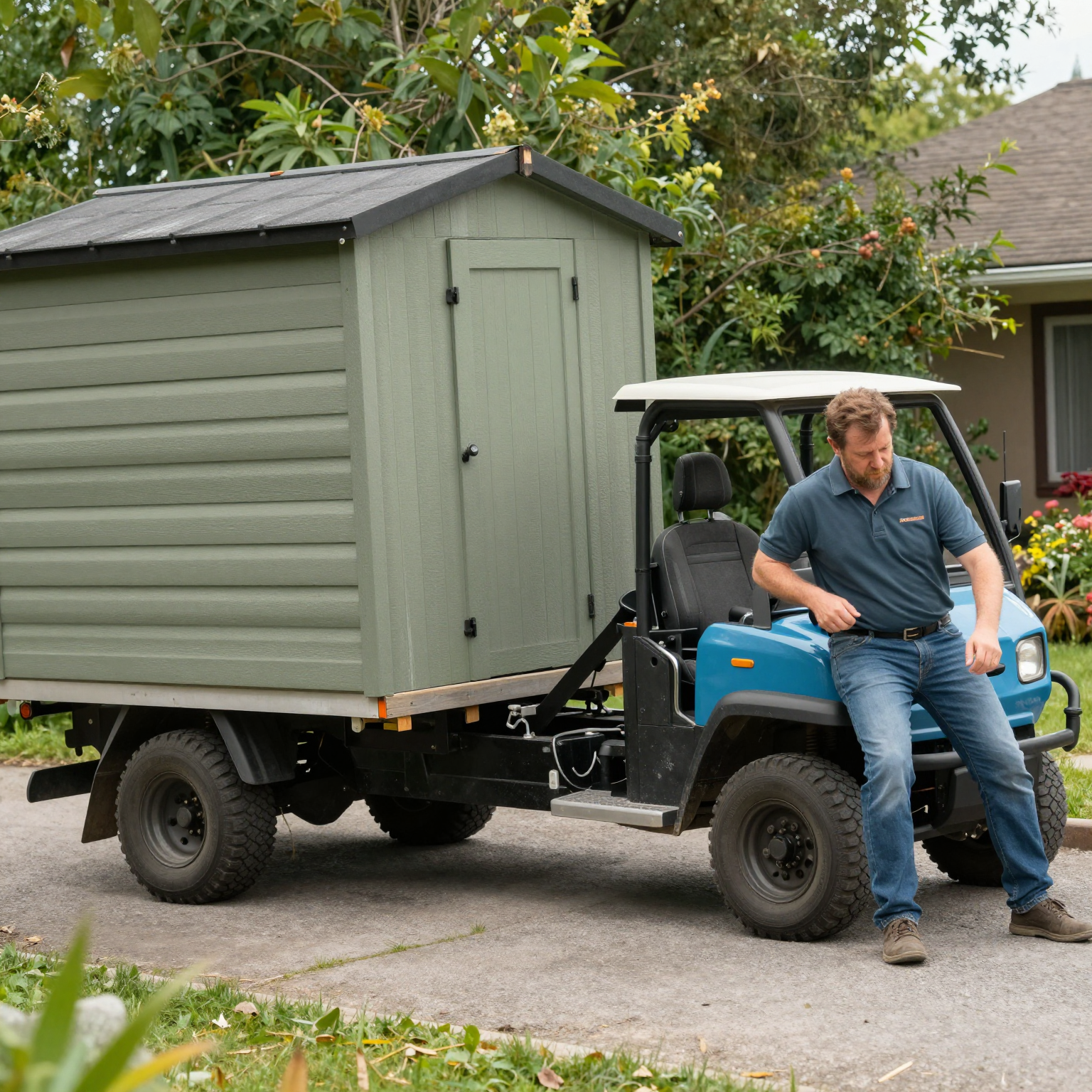 Local driver struggling with towing