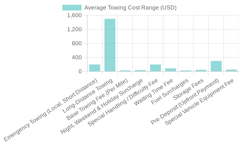 Average Towing Cost Ranges