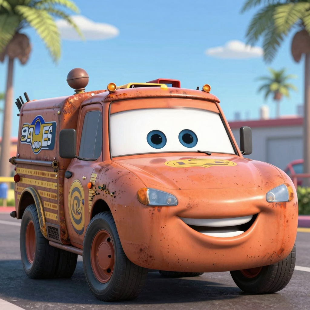 Tow Mater from Cars