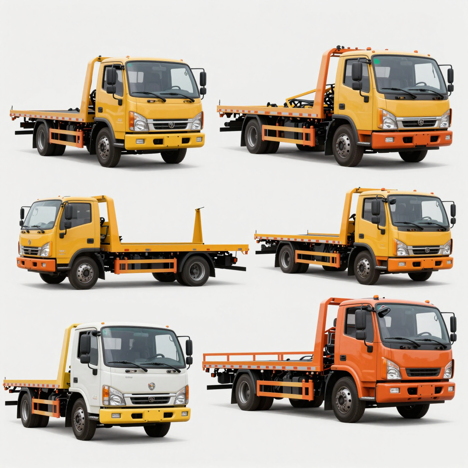 Different Styles of Tow Trucks